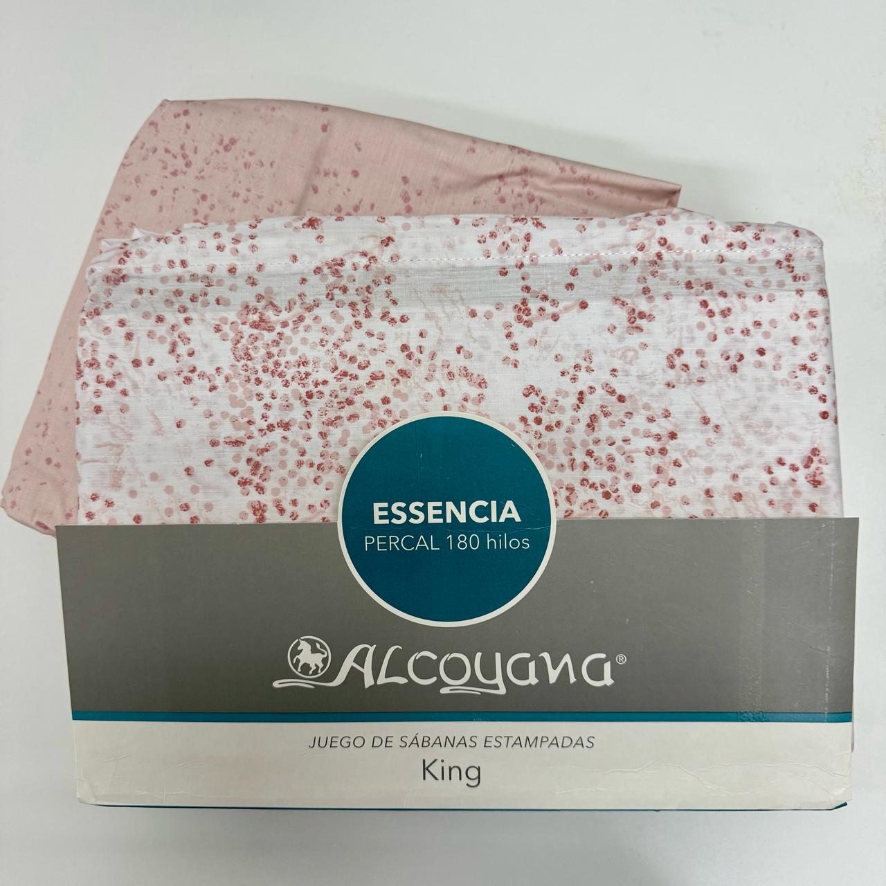 SABANAS ALCOYANA ESSENCIA ESTAMPADA 180 HILOS - KING SIZE - Imagen 6